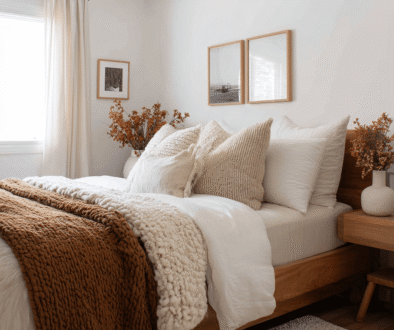 fall bedroom