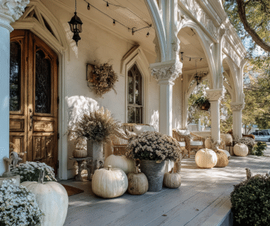 fall front porch