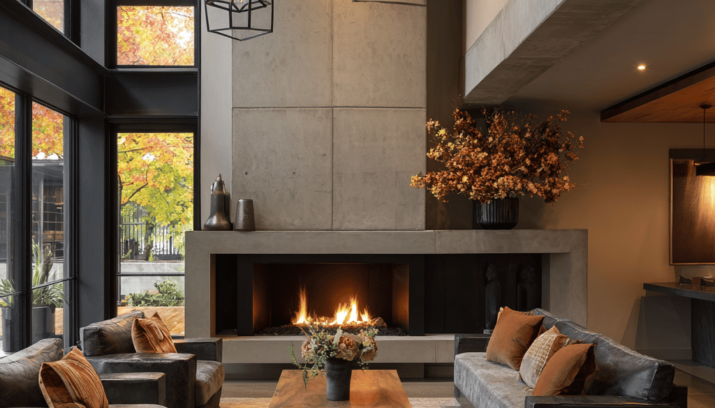 fall brutalist decor