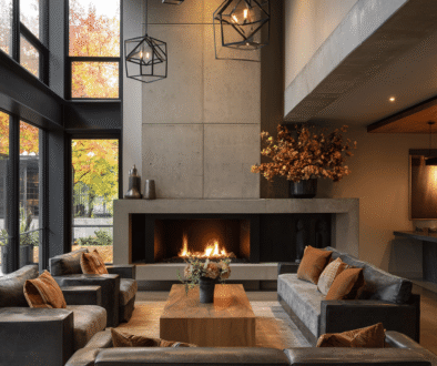 fall brutalist decor