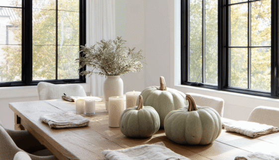 modern minimalist fall decor