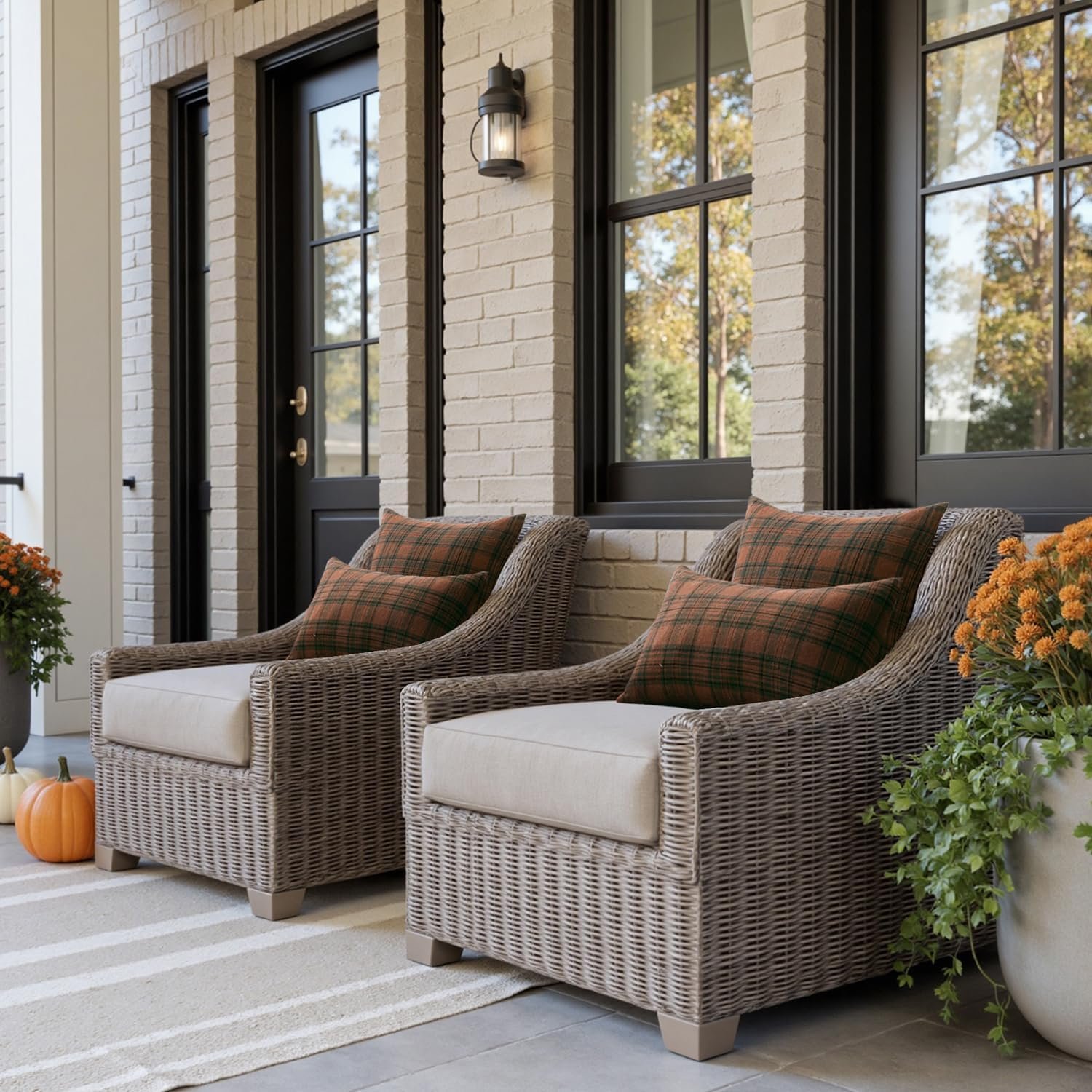 fall tartan plaid pillow covers fall tartan plaid pillow covers