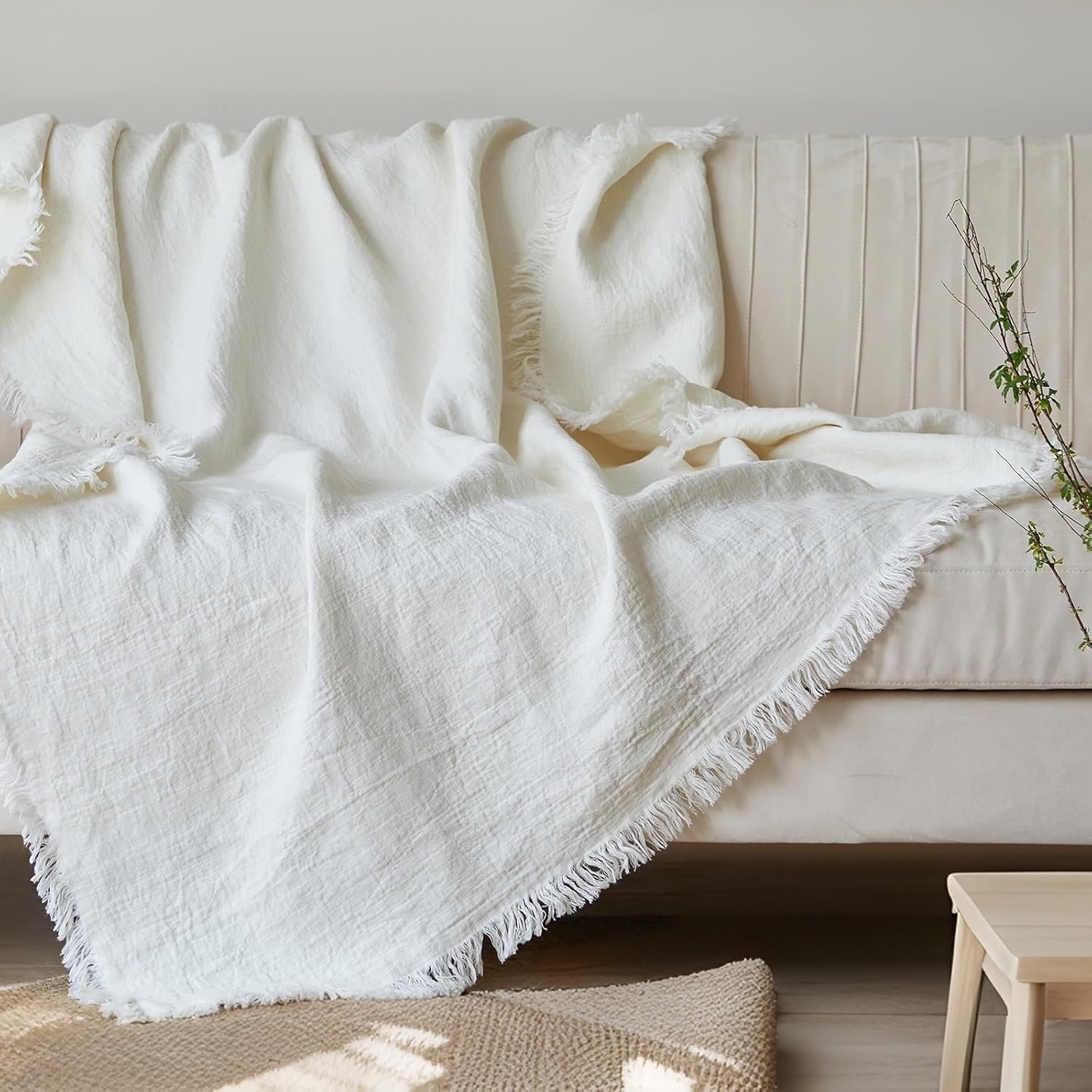 white linen throw white linen throw