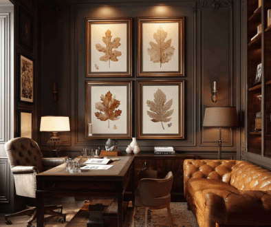 preserving fall leaves for decor