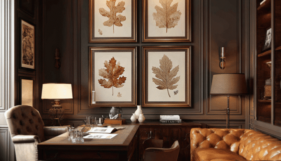 preserving fall leaves for decor