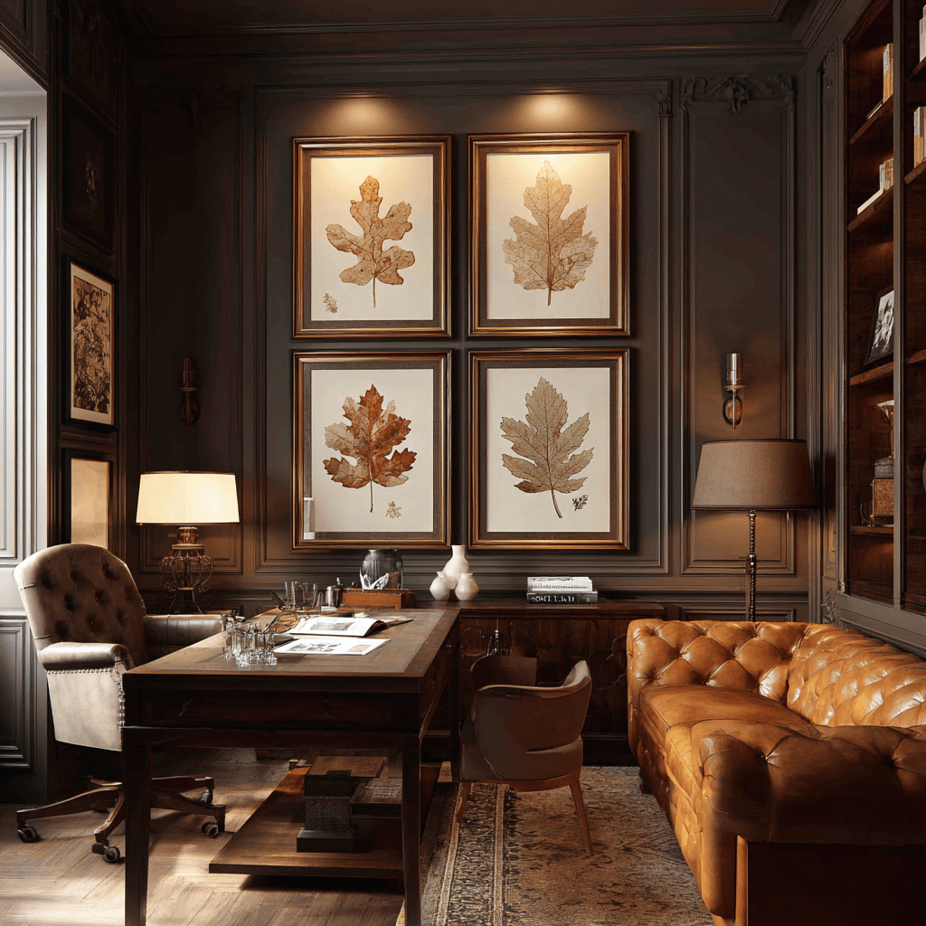 preserving fall leaves for decor