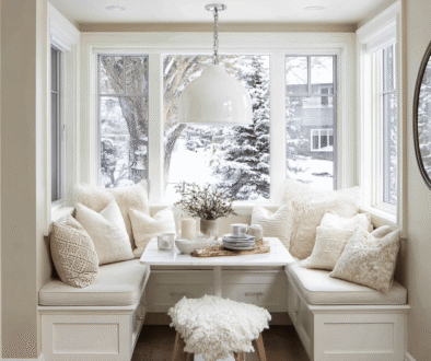 white winter decor