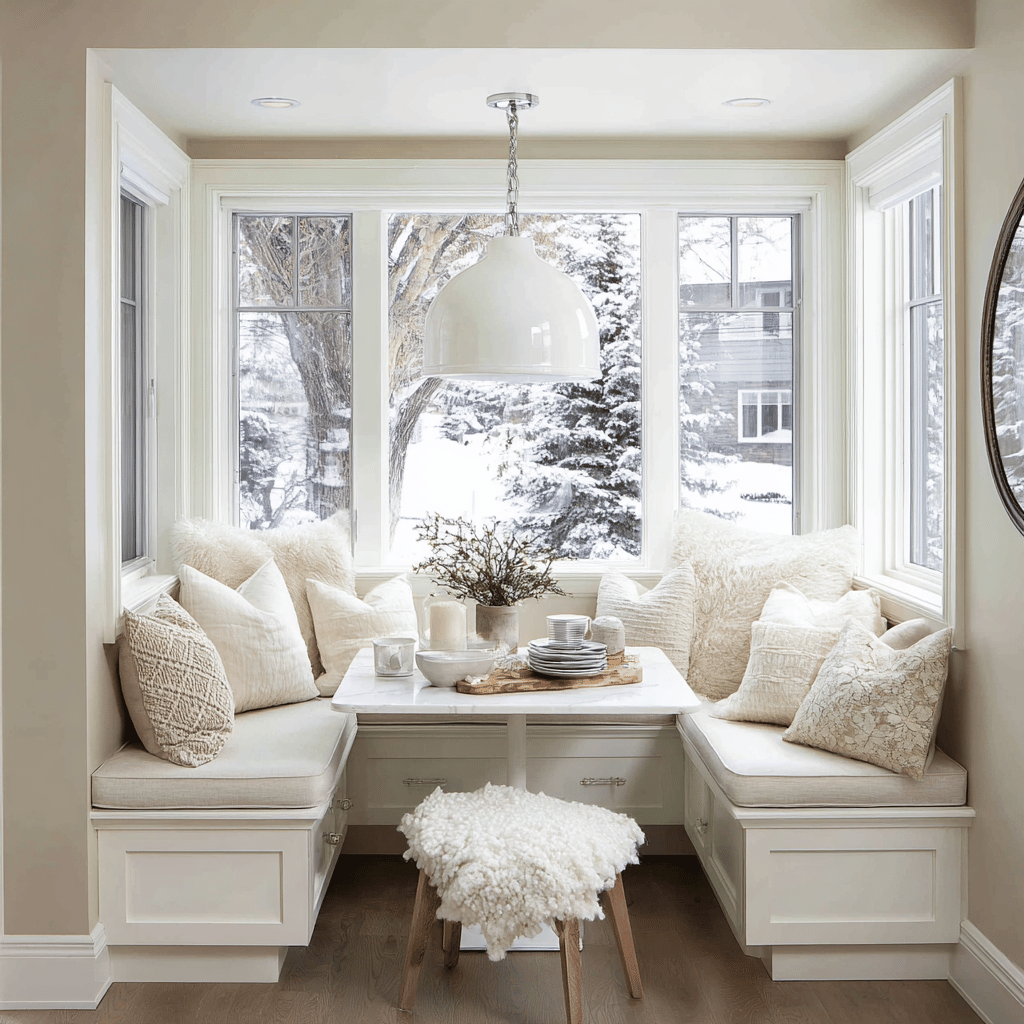 white winter decor