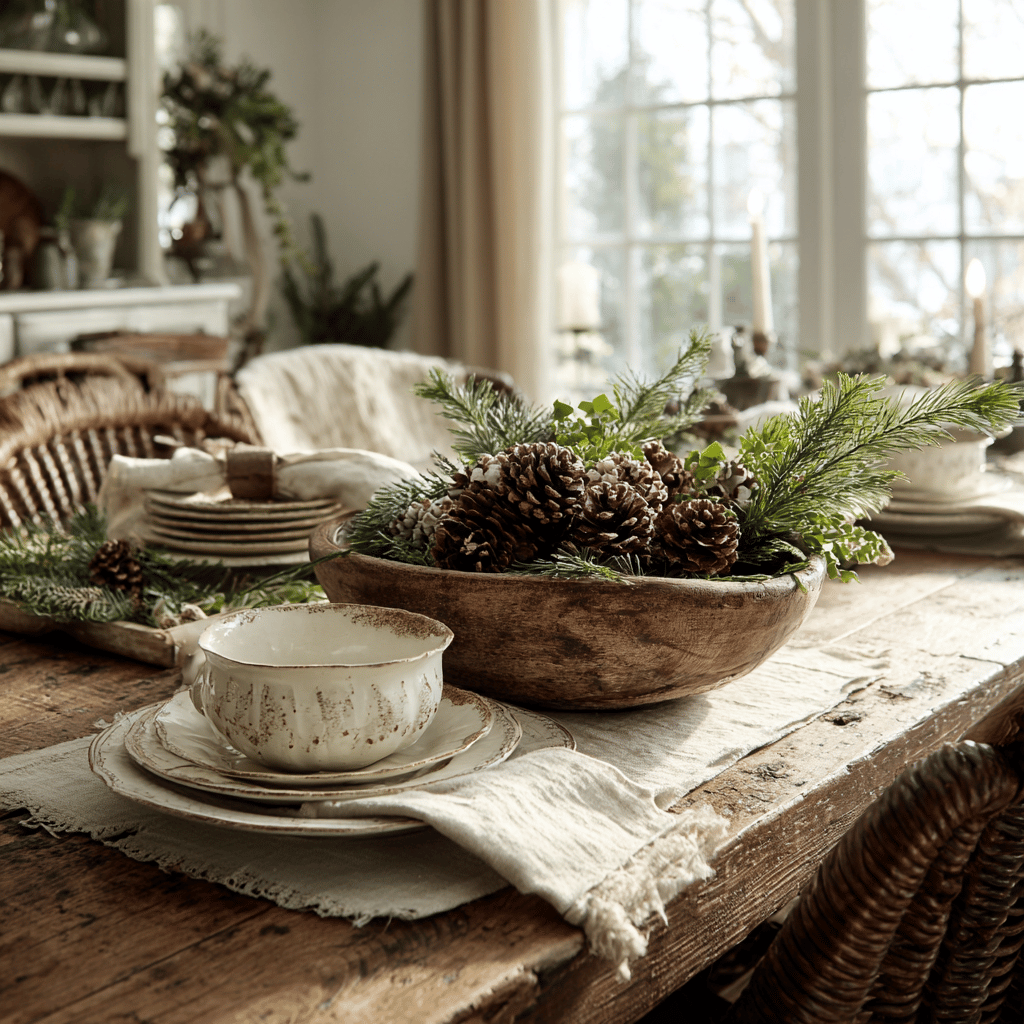 french country christmas decor