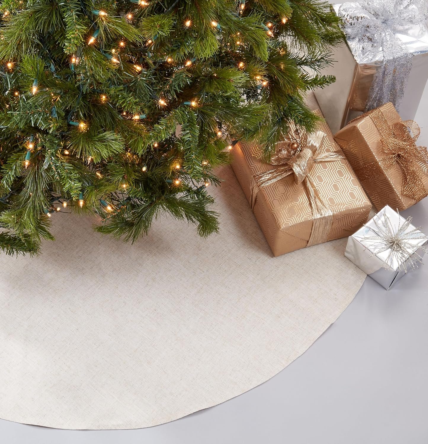 linen tree skirt
