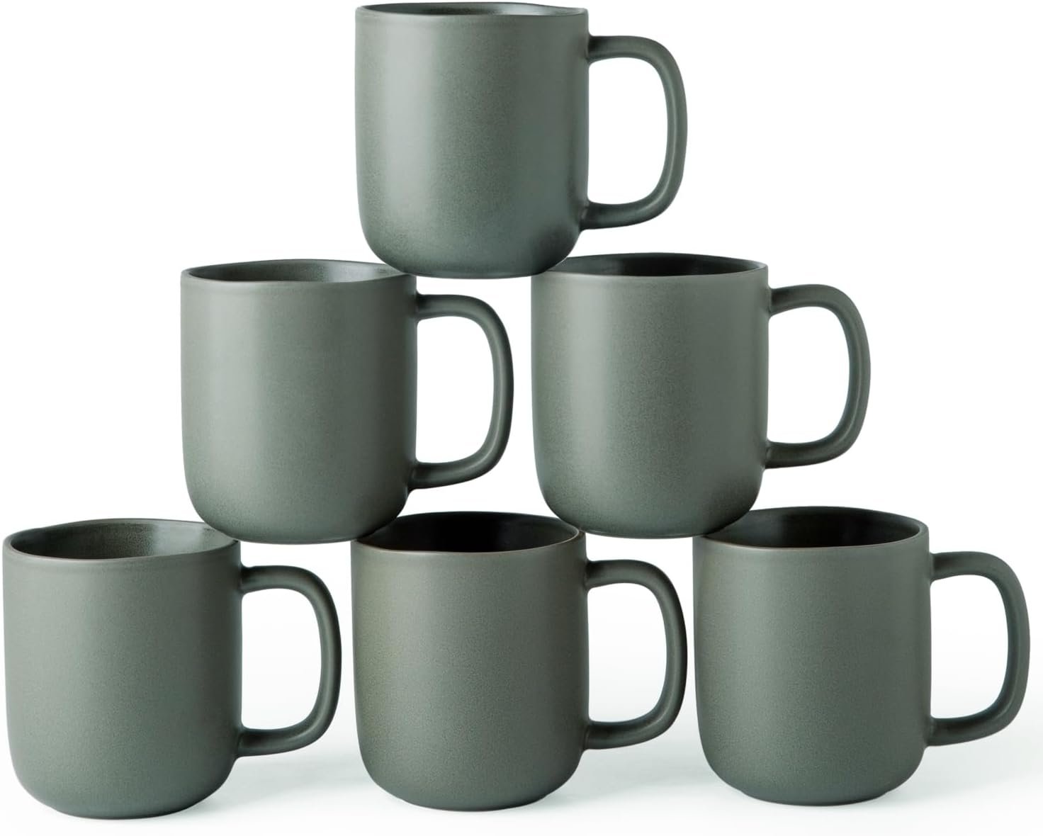 sage green mugs