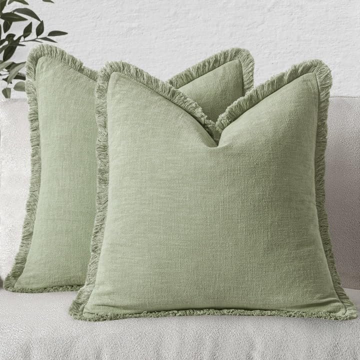 sage green pillows