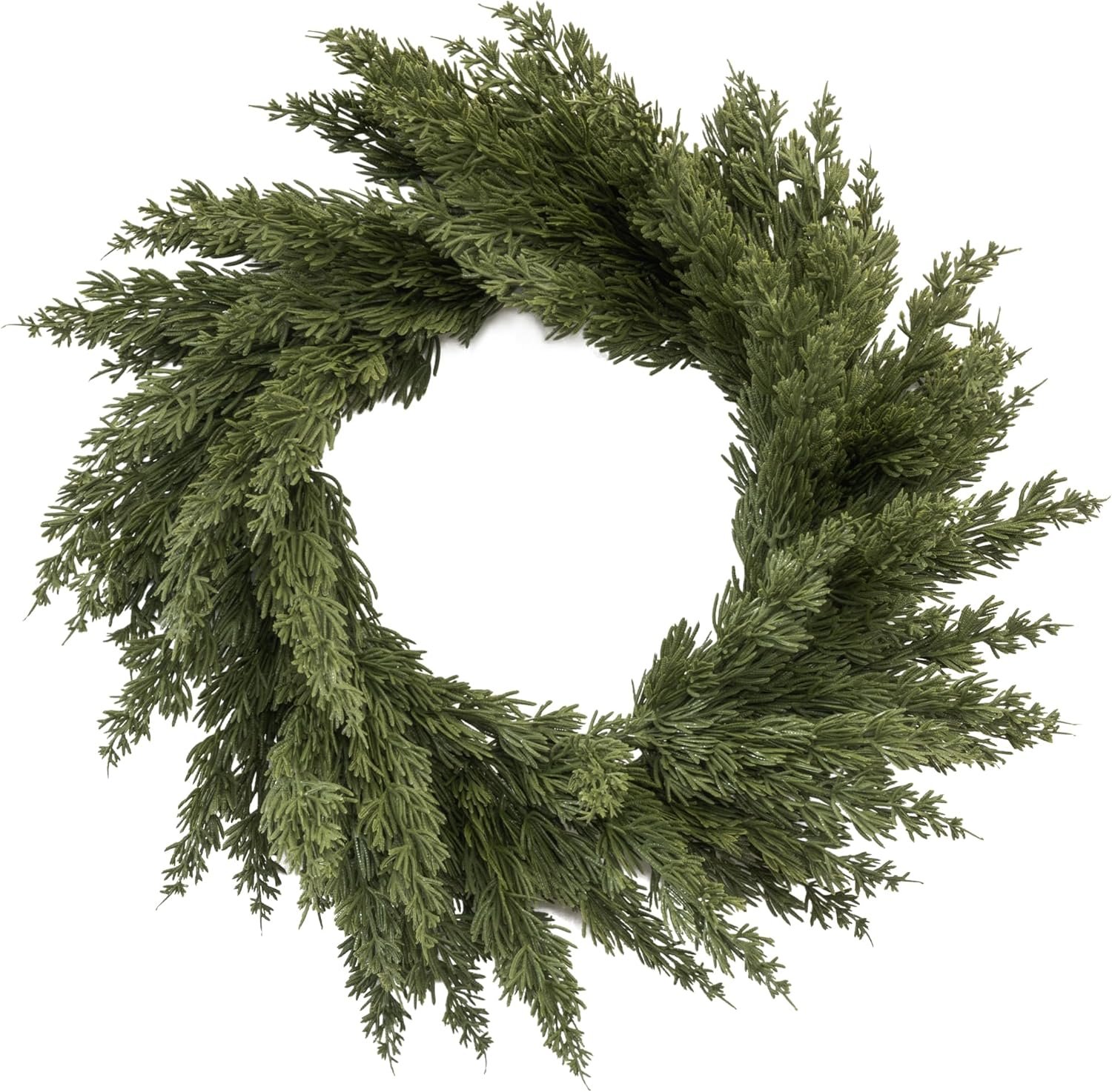 winter cedar wreath