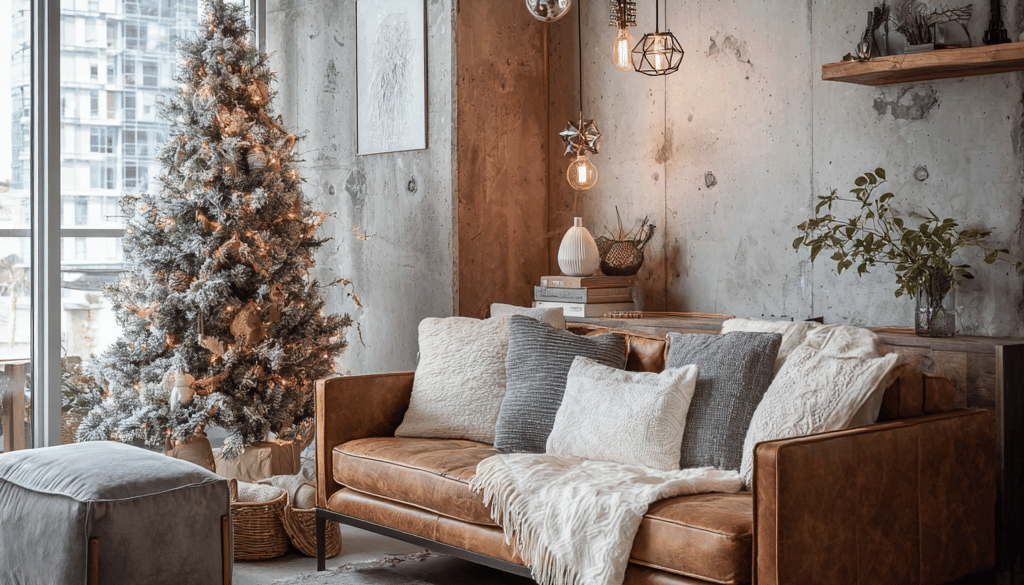 brutalist christmas decor