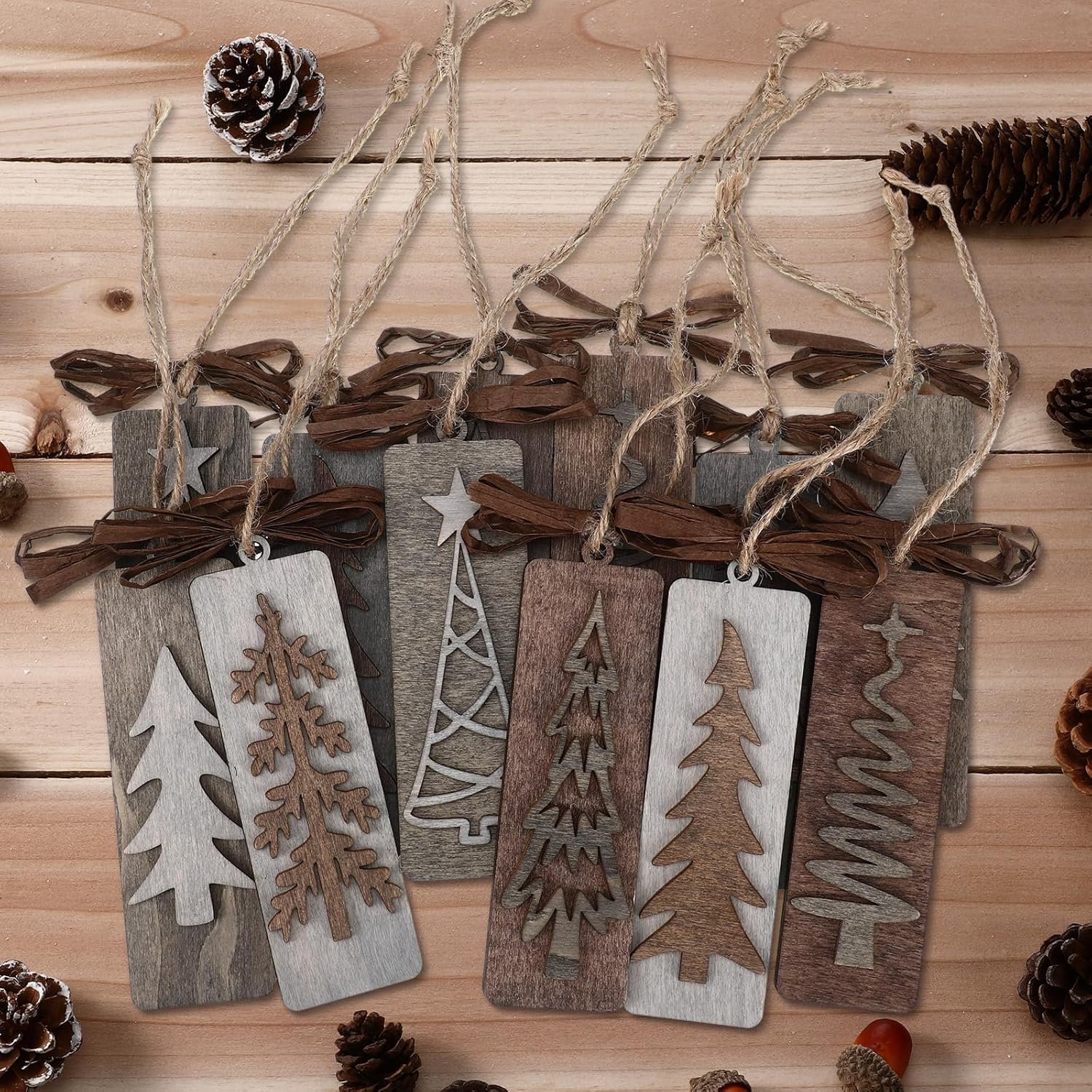 rustic christmas ornaments