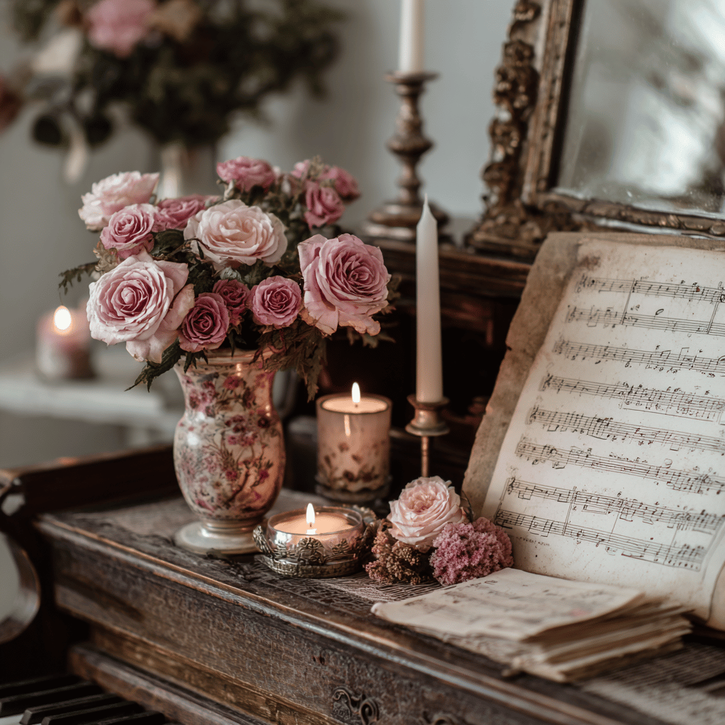 Valentine's Day Vignette Styling