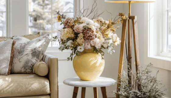 Butter Yellow Spring Decor