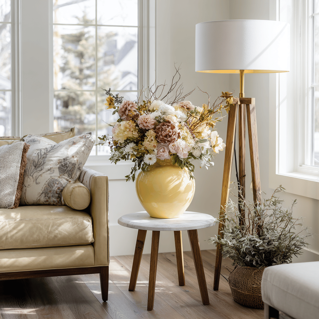 Butter Yellow Spring Decor