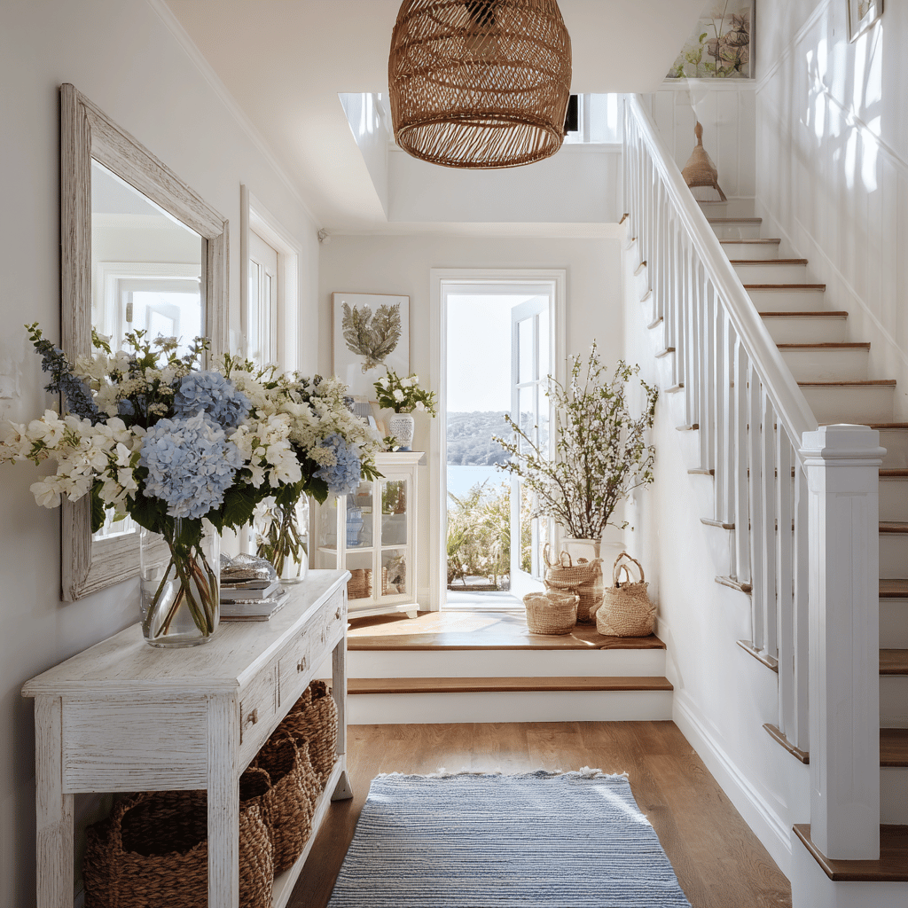 Coastal Spring: Blues, Whites & Natural Textures