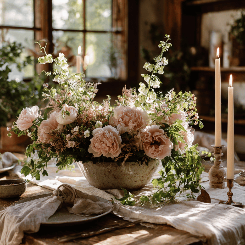 Cottagecore Spring Romantic Floral Decor
