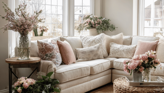 Valentine's to Spring Decorating Transition
