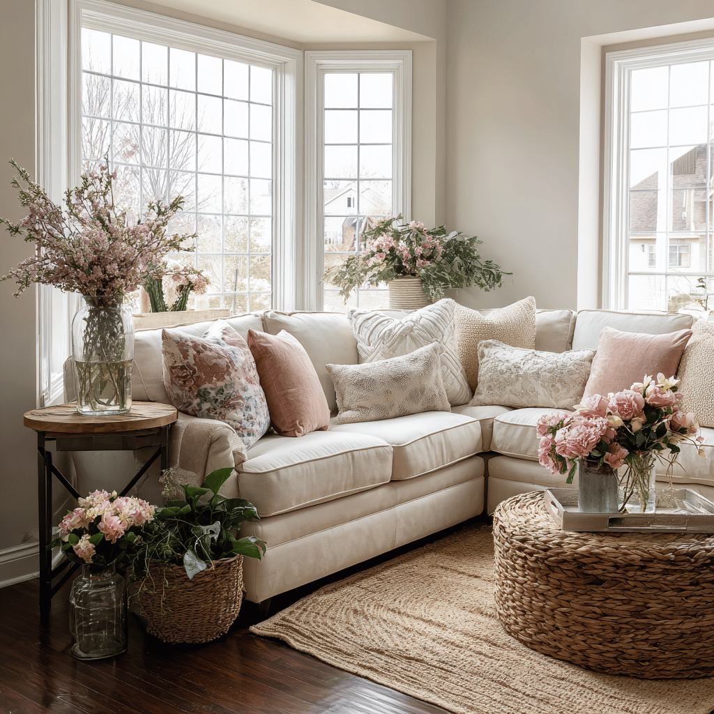 Valentine's to Spring Decorating Transition