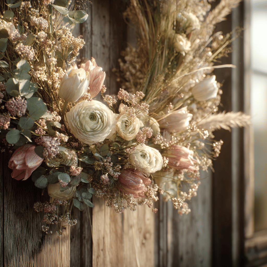 spring front porch decor