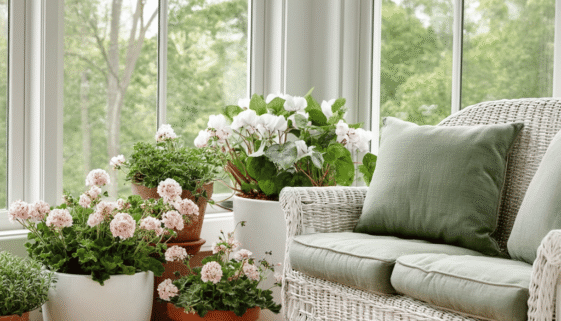 Spring Sunroom Decorating