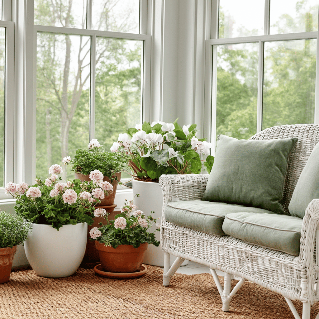 Spring Sunroom Decorating