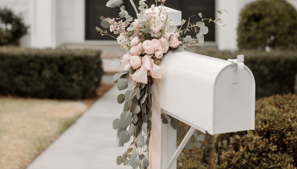 Spring Mailbox and Lamppost Decorating Ideas