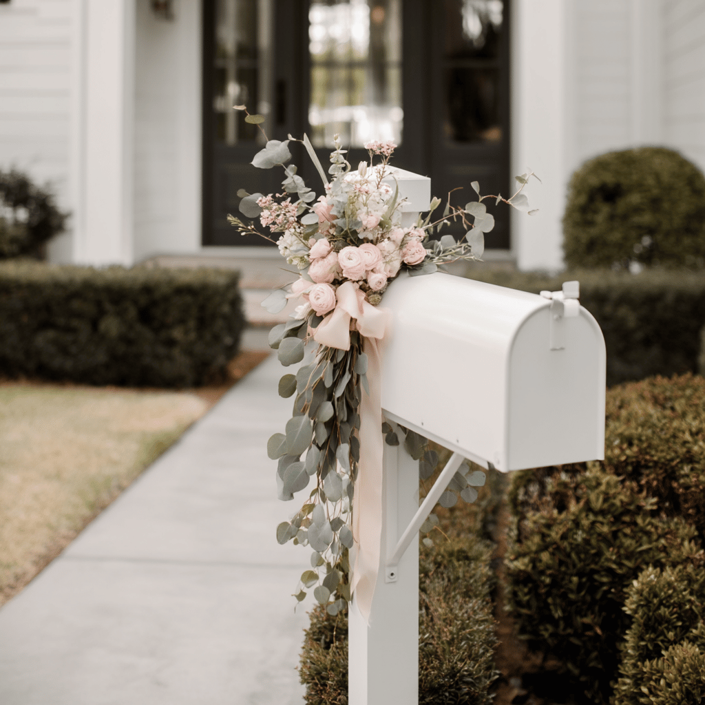 Spring Mailbox and Lamppost Decorating Ideas