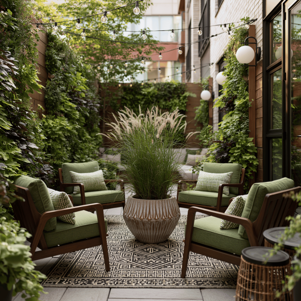 Mid-Century Modern Summer Patio Decorating Ideas
