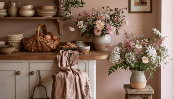 Cottagecore Summer Kitchen Decorating Ideas