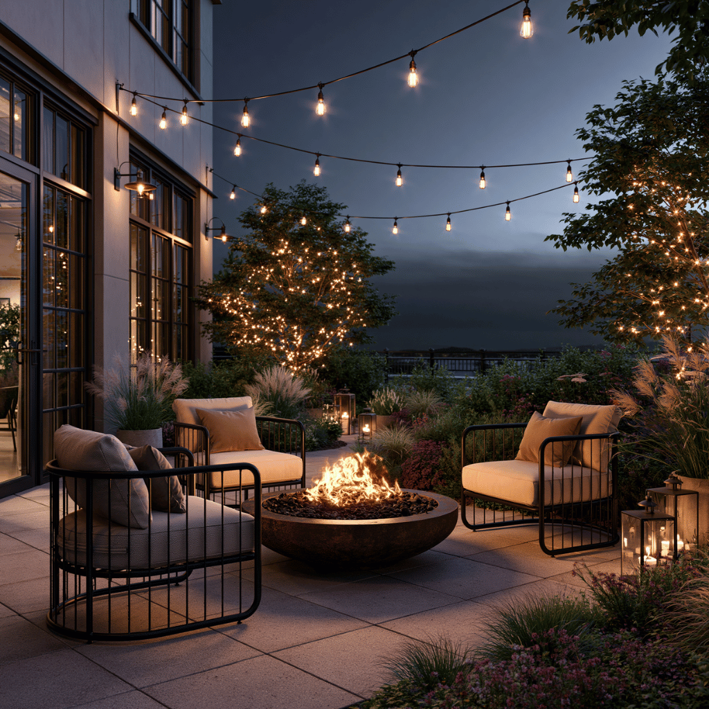 industrial summer patio decor