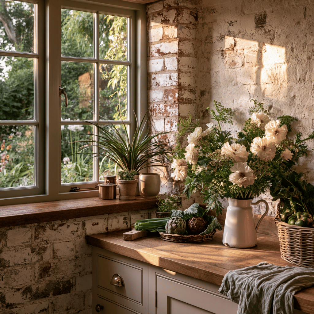 farmhouse summer kitchen home decor ideas